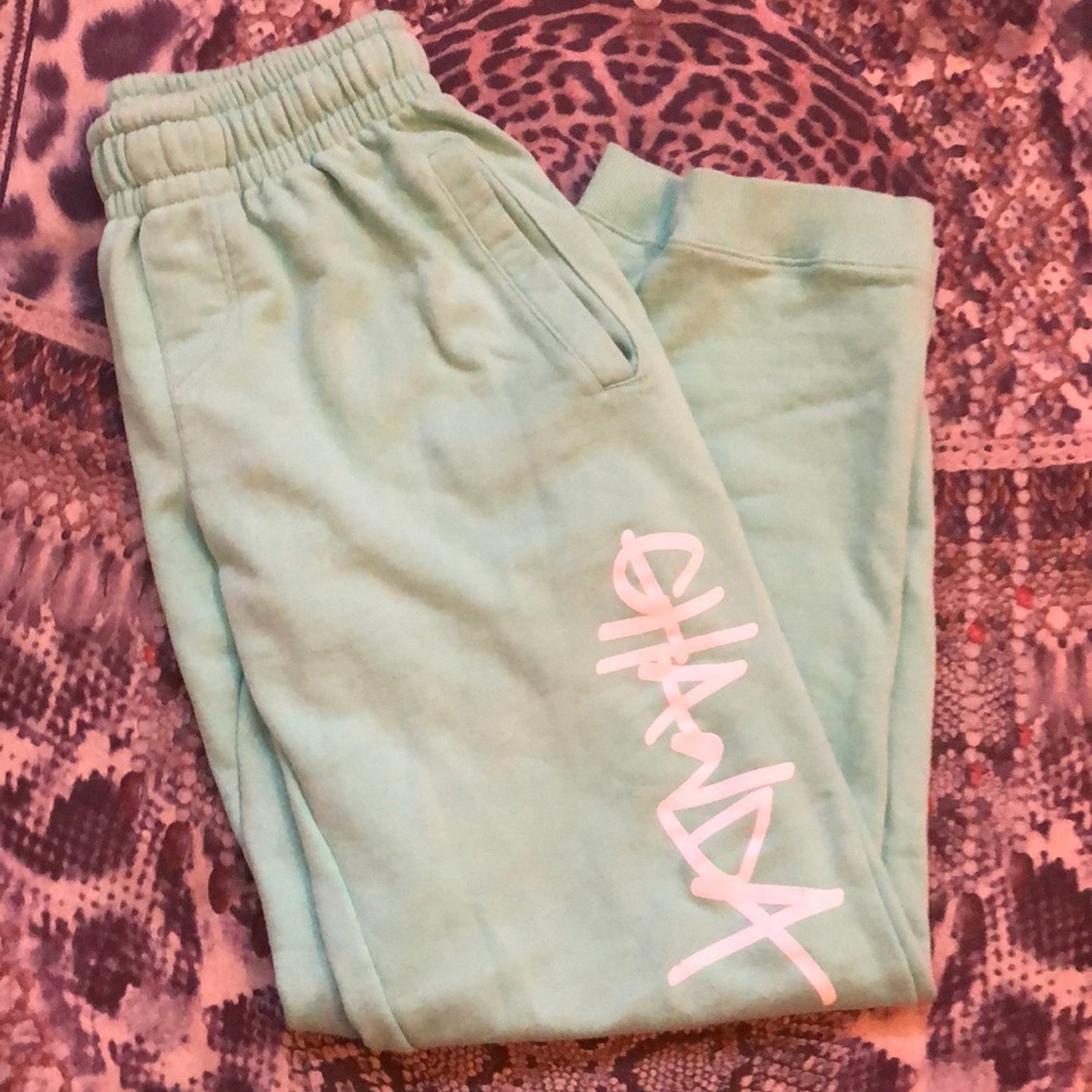 Ghanda Sweatpants. Sea Foam Green.